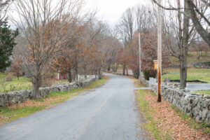 A portion of Chestnut Hill Road runs past Chestnut Hill Farm.  (Photo/Jesse Kucewicz)