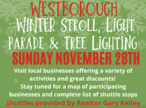 Westborough gearing up for Winter Stroll, Nov. 28