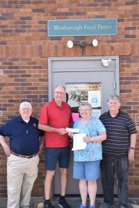 Knights of Columbus make donation to Westborough Food Pantry