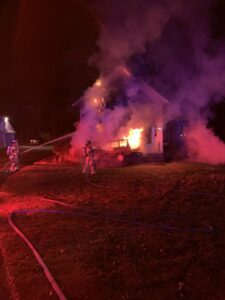 UPDATE: Car, home catch fire after overnight crash in Southborough