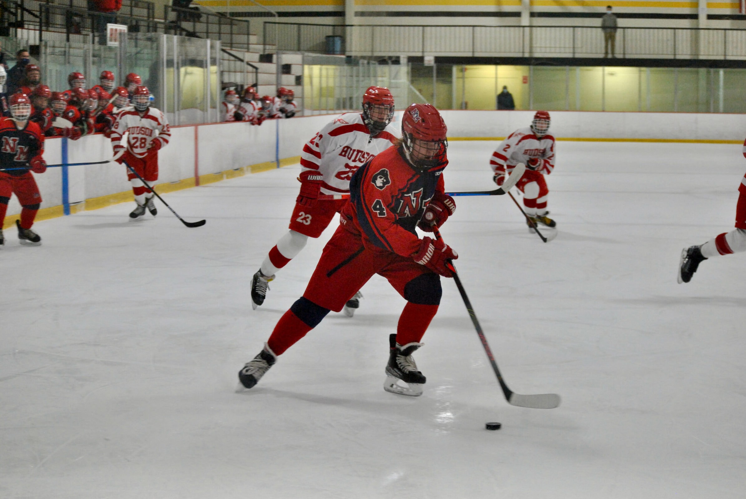 Hudson sophomore scores milestone goals in boys hockey loss to North Middlesex
