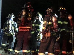 Marlborough firefighters knock down structure fire