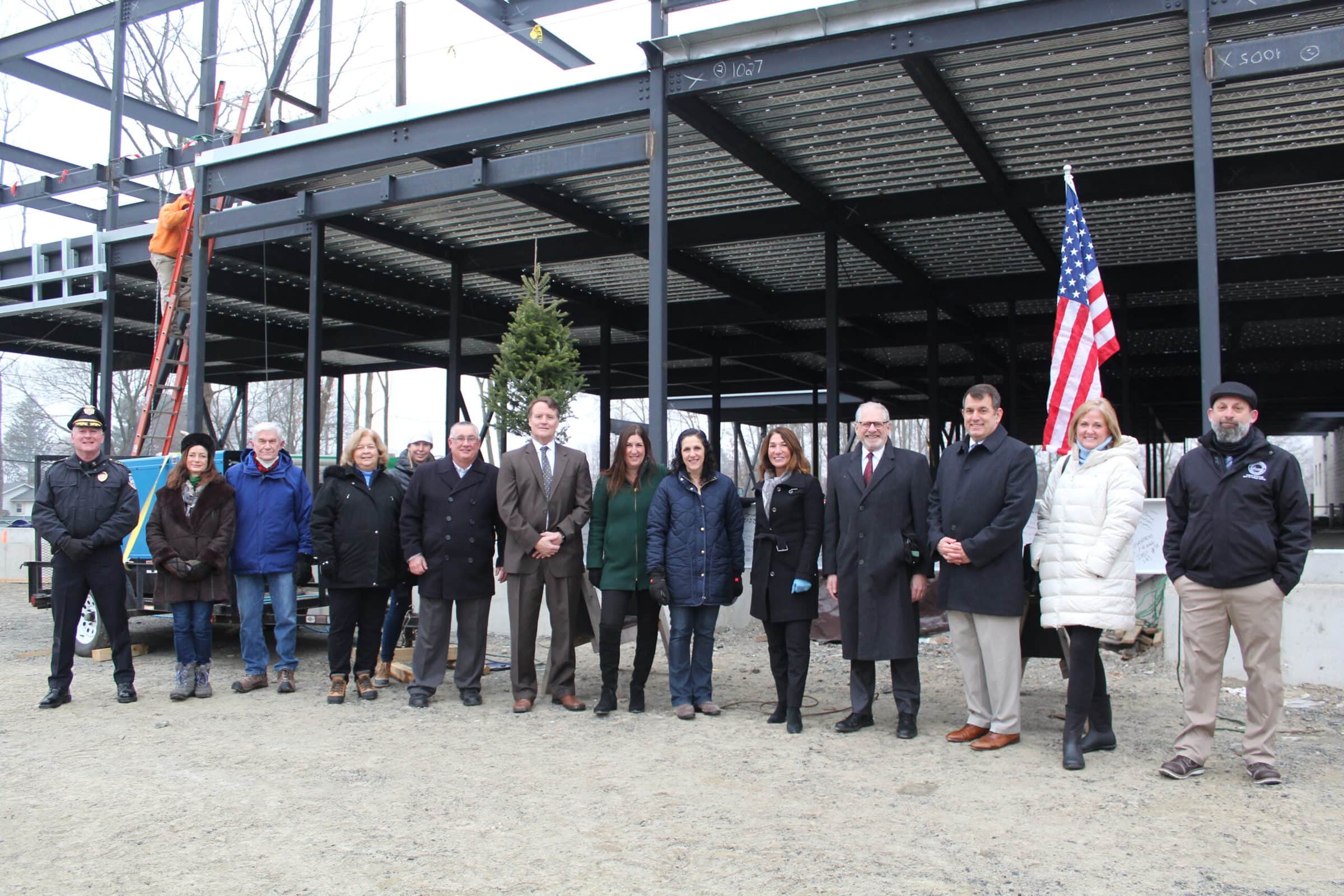 Shrewsbury holds topping off ceremony at new police station