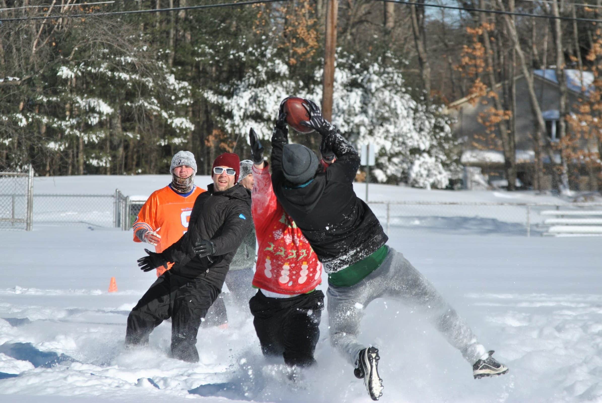 Snow doesn&#8217;t stop Westborough touch football league 