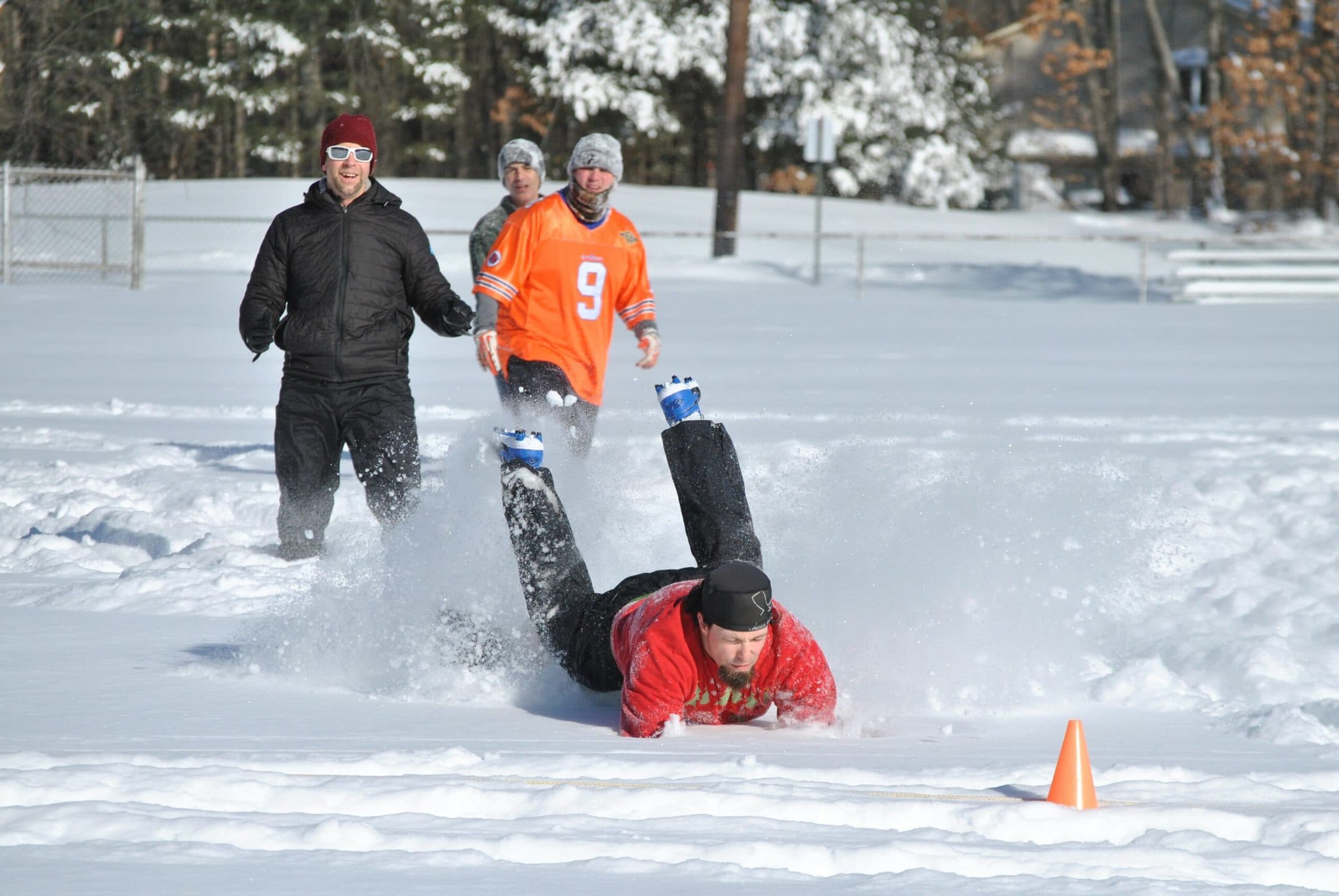 Snow doesn&#8217;t stop Westborough touch football league 