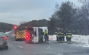 Overturned truck prompts &#8216;heavy delays&#8217; on 495 in Marlborough