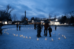 Northborough concludes inaugural Kindness Week with luminary lighting