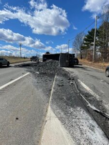 UPDATE: Truck crash blocks Route 9 in Westborough
