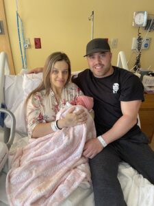 Marlborough firefighter, fiancée welcome daughter born in ambulance on I-290