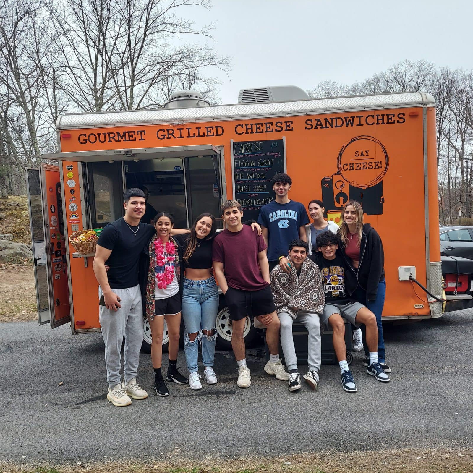 MHS cooking class enjoys visit from food truck