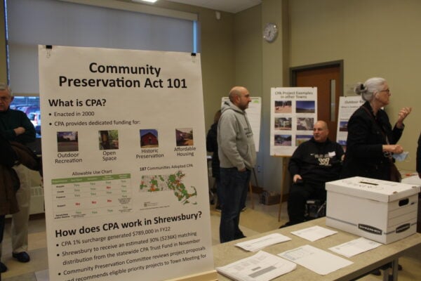 Shrewsbury Community Preservation Committee opens applications