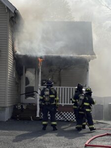 No injuries as fire damages Marlborough home