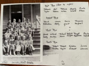 School’s Out: 1st Grade at the Center School – 1941