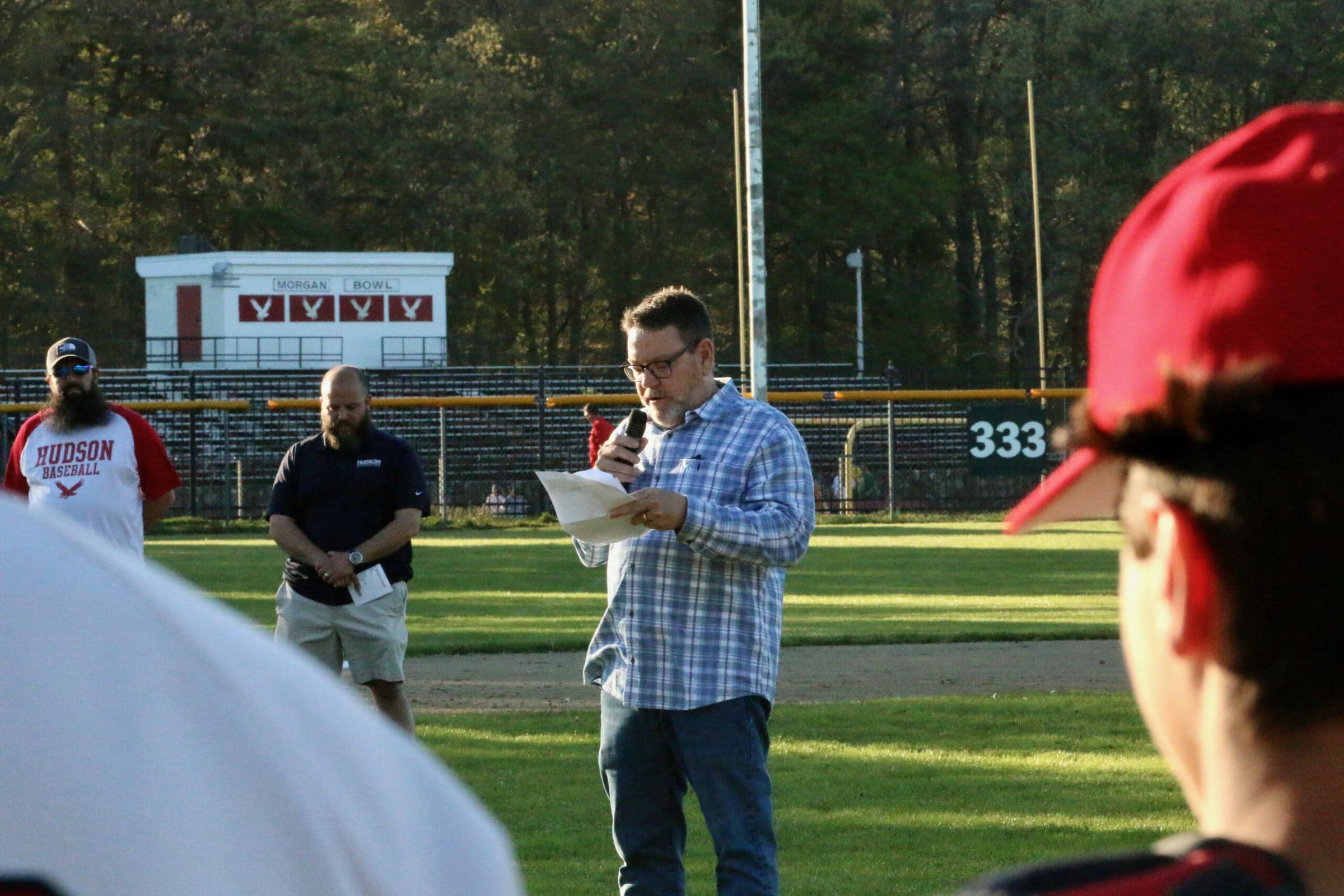 Hudson dedicates HHS baseball field to Hugo Guidotti Jr.