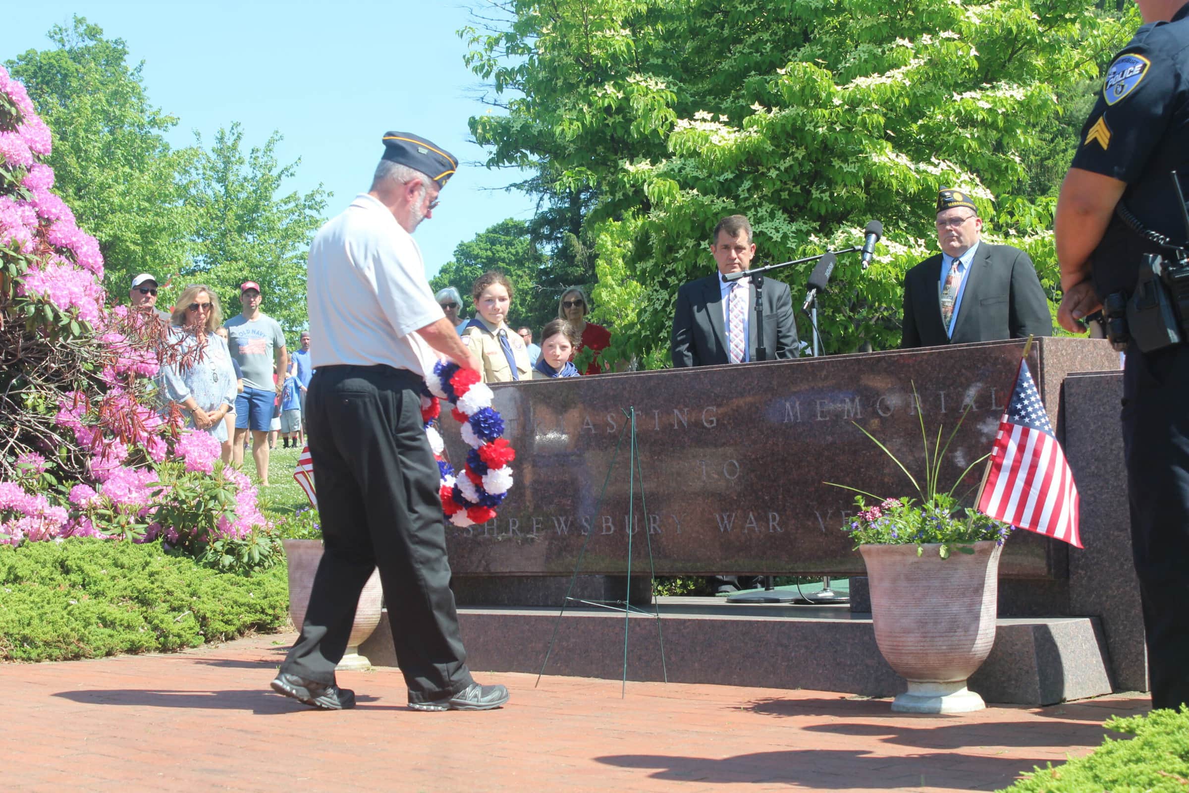 Shrewsbury recognizes Memorial Day with parade, ceremonies