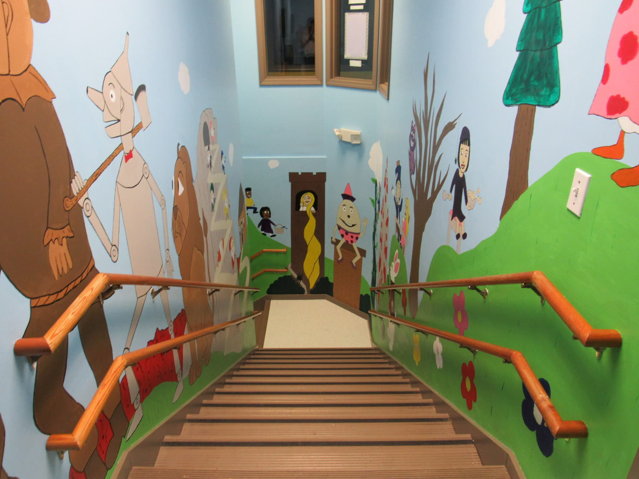 Marlborough resident paints childcare center’s stairwell for Eagle Scout project