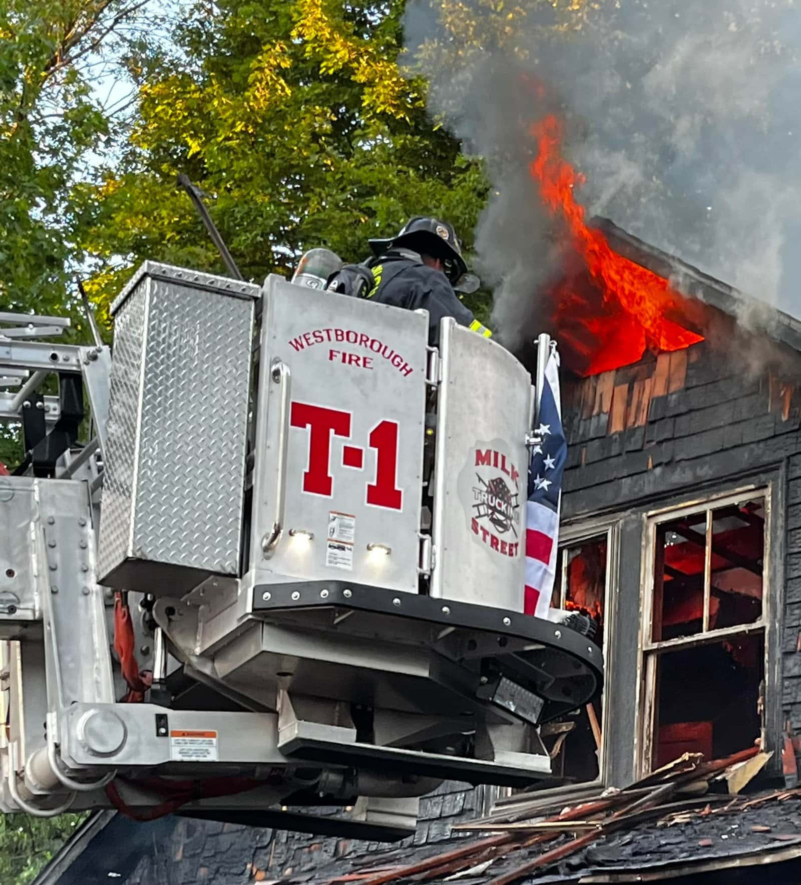 Firefighters respond to two-alarm fire in Northborough UPDATE