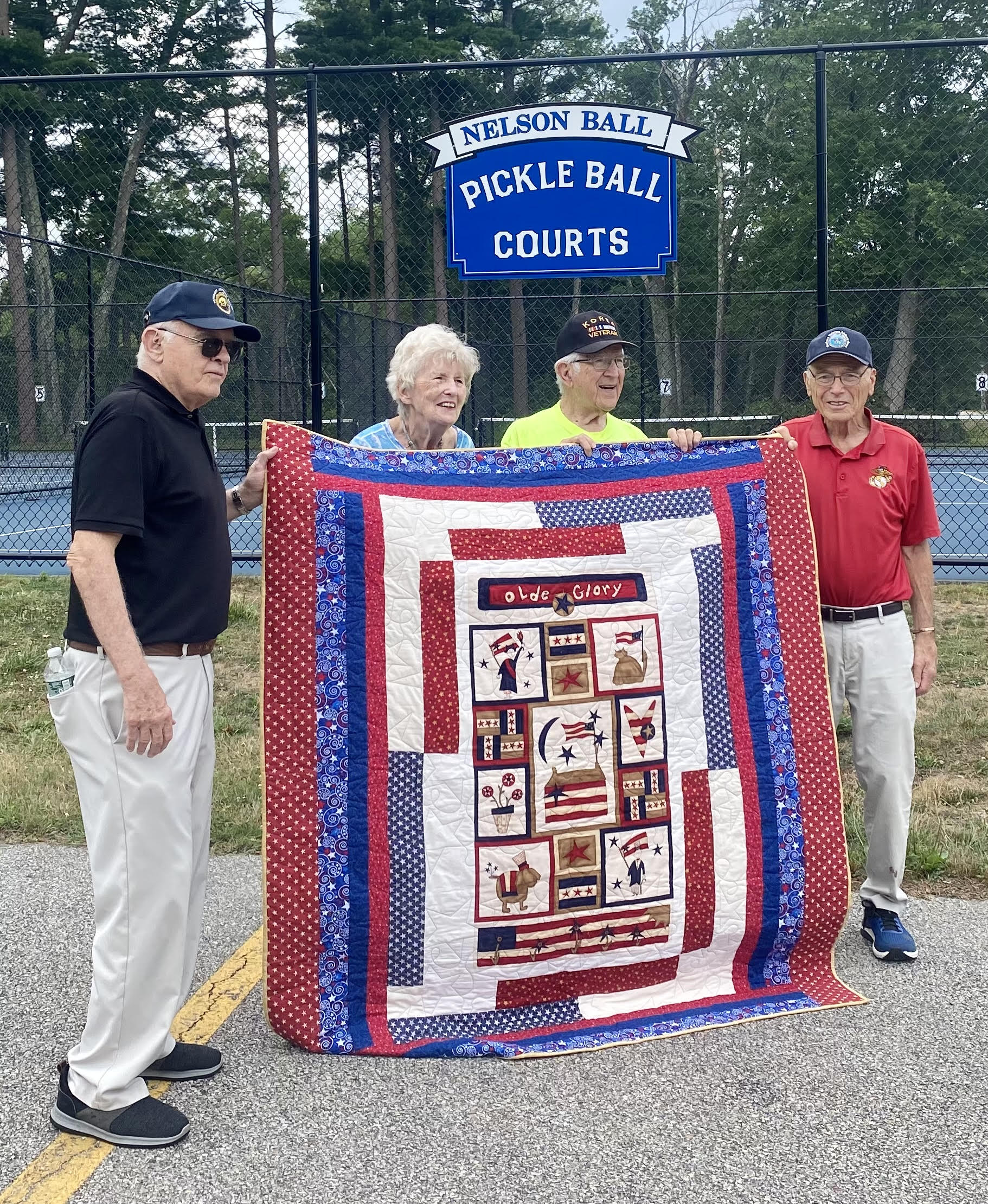 Westborough&#8217;s Nelson Ball receives a Quilt of Valor
