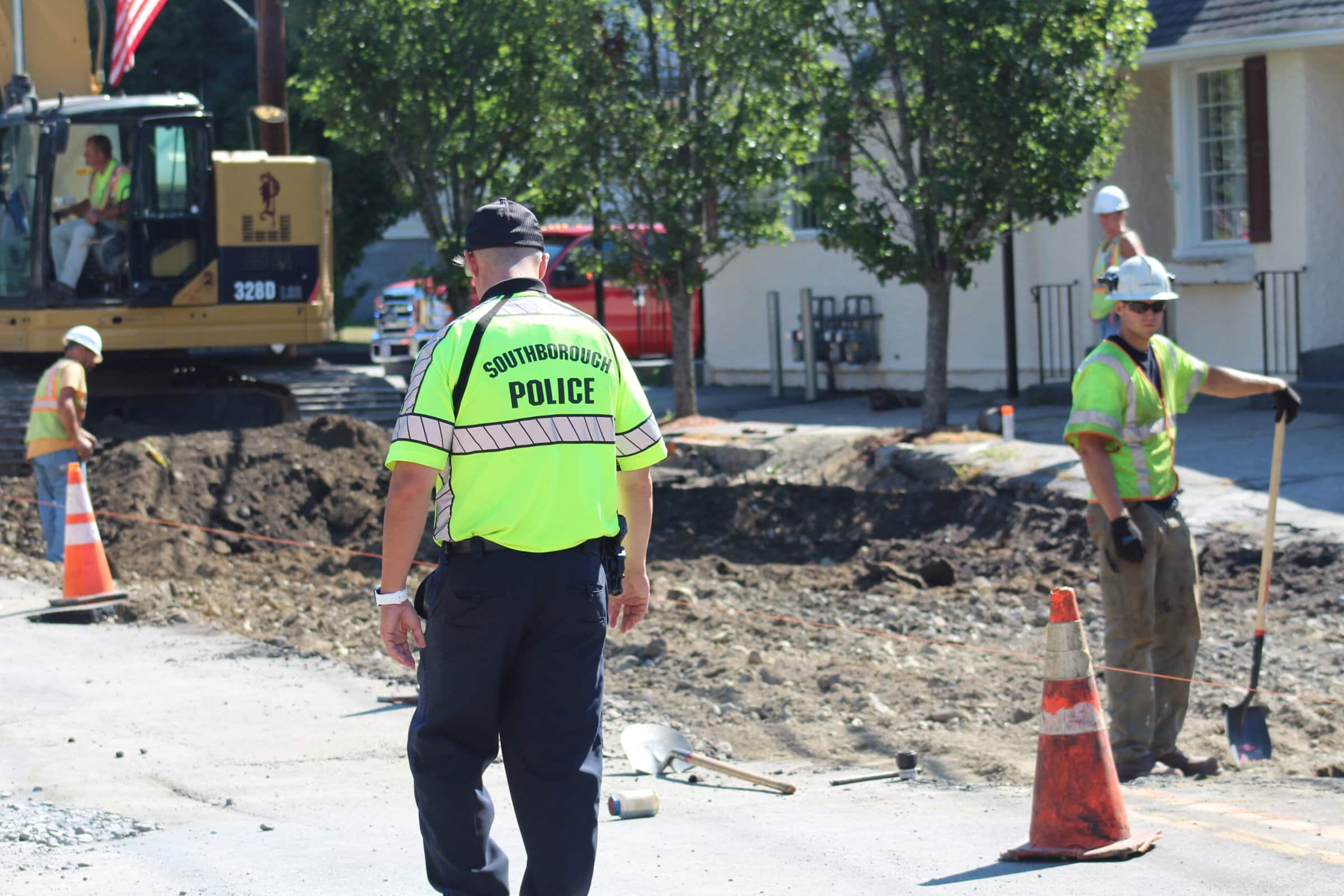 Excavator strikes natural gas line in Southborough