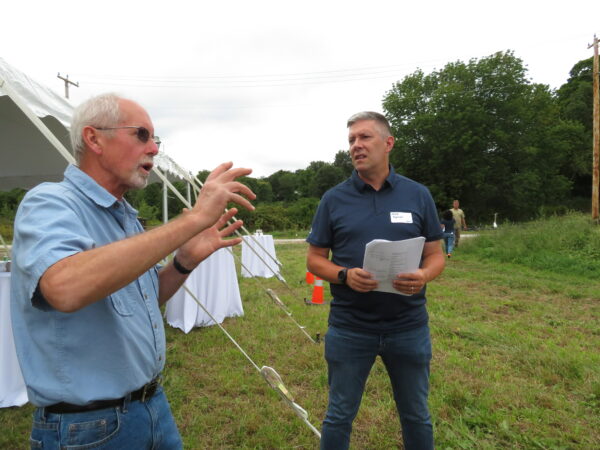 Grafton discusses growing crops under solar panels
