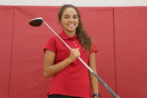 Hudson High School varsity golf adds first female golfer in five years