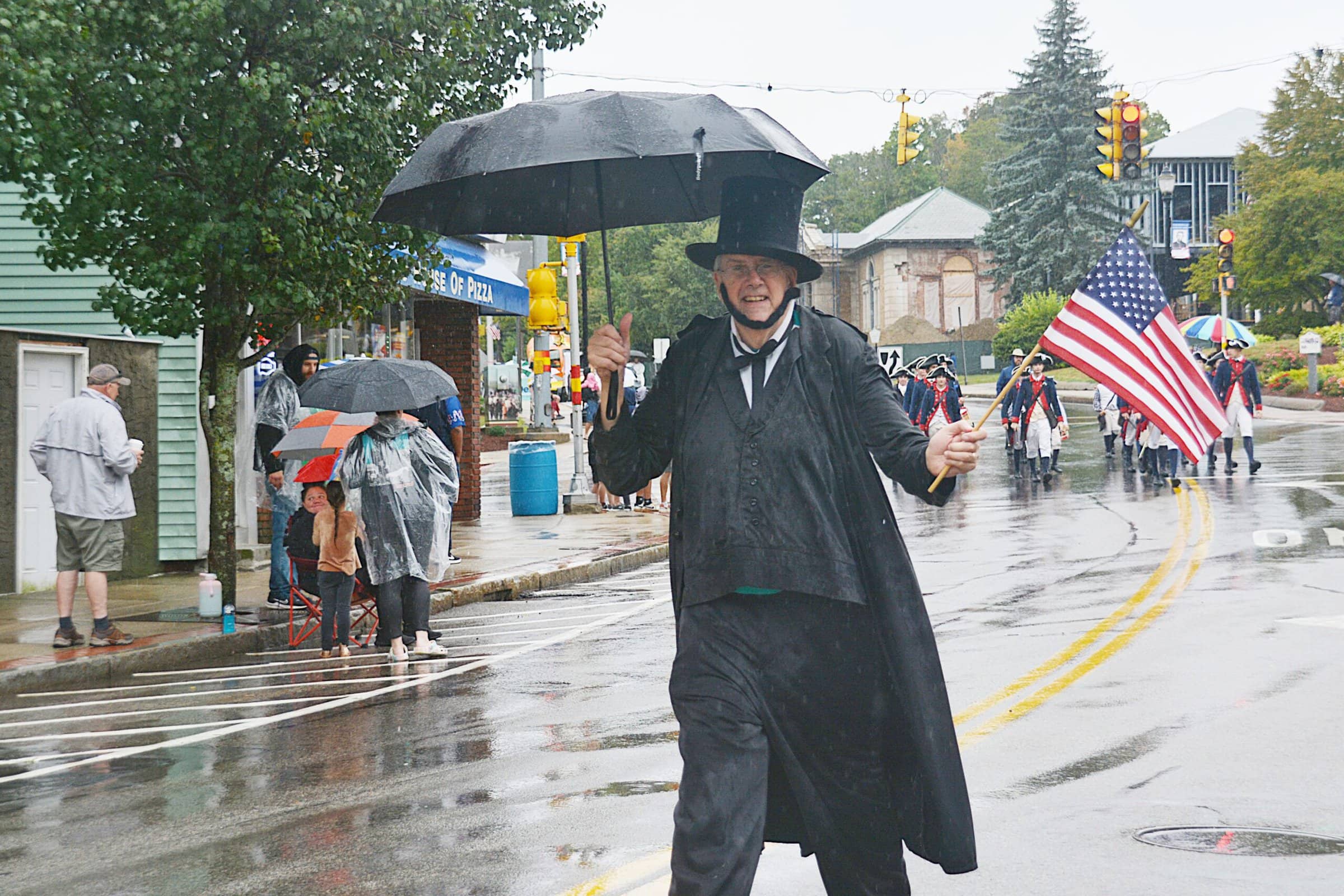 Rain doesn’t stop Marlborough’s Labor Day Parade, Bed Race