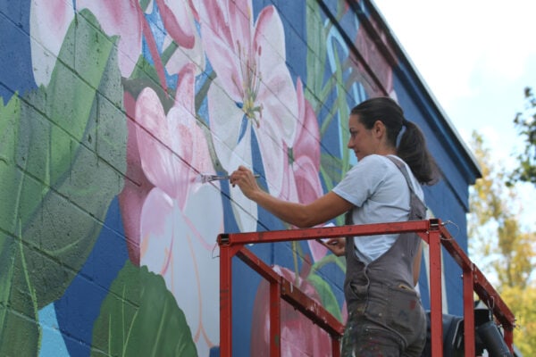 Mural comes to Northborough’s Town Common