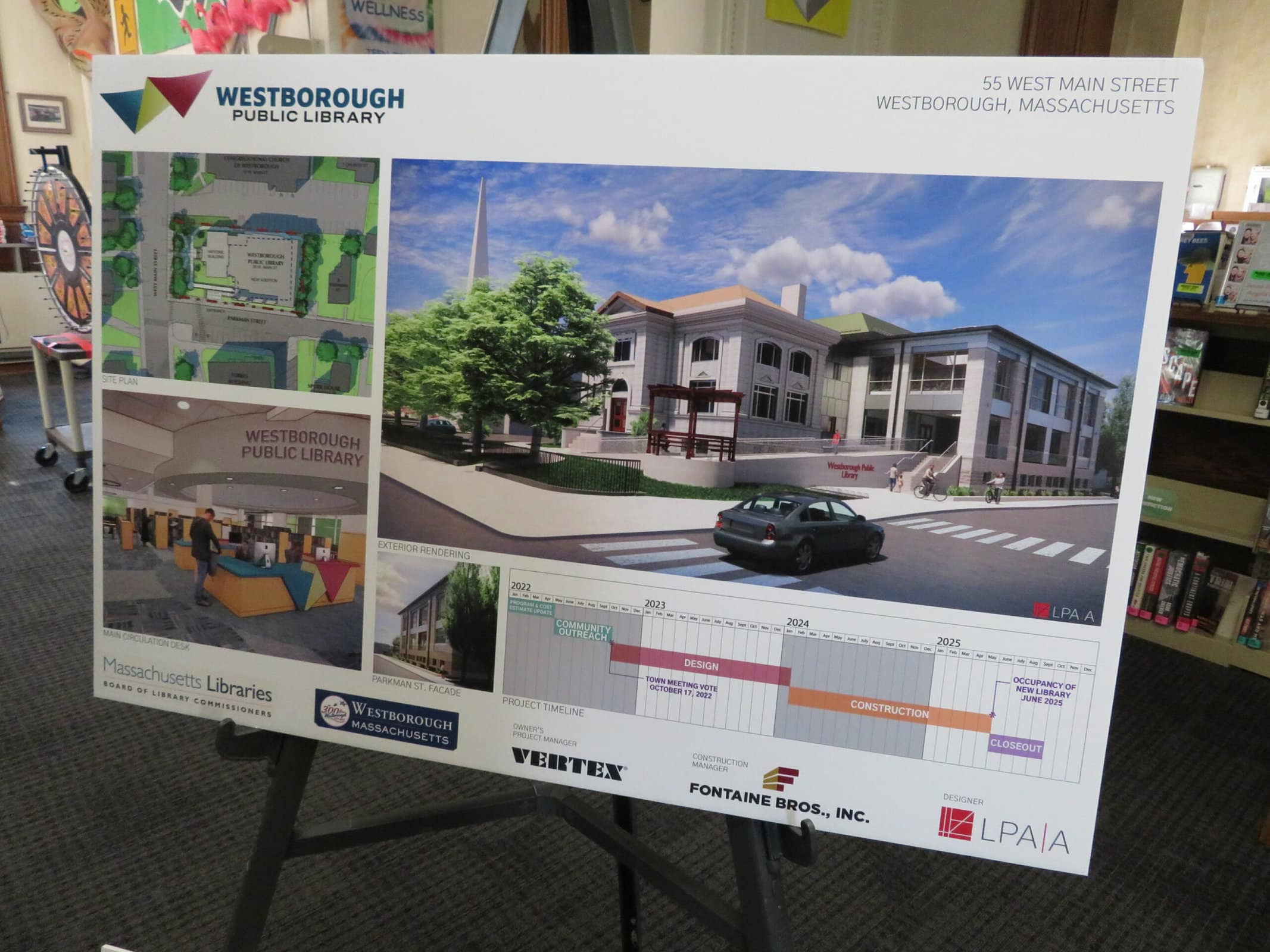 Seeking approval for building project, Westborough library hosts open house