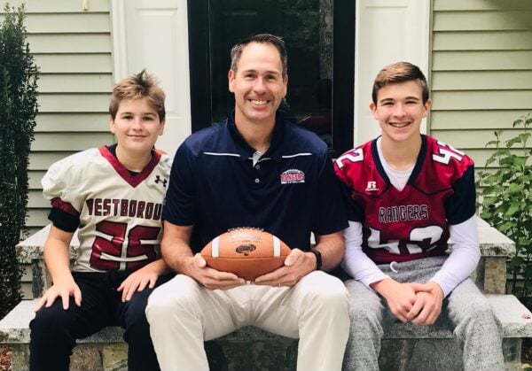 Westborough football coach passes his love of the game down to his sons