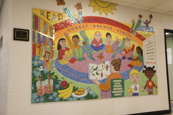 Forest Avenue teacher remembered with mosaic