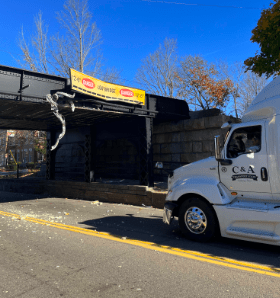 “Too many times to recall:” Truck hits Westborough bridge