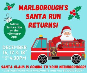 Santa coming to Marlborough this weekend