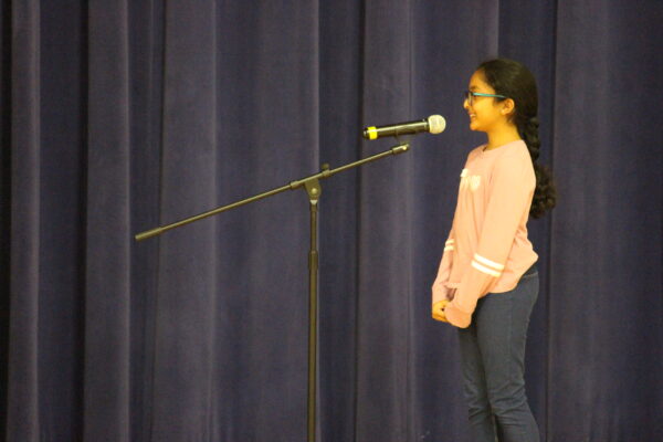Shrewsbury middle school students compete in a spelling bee