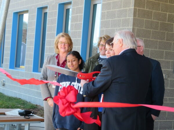Fales Elementary School hosts ribbon-cutting, open house