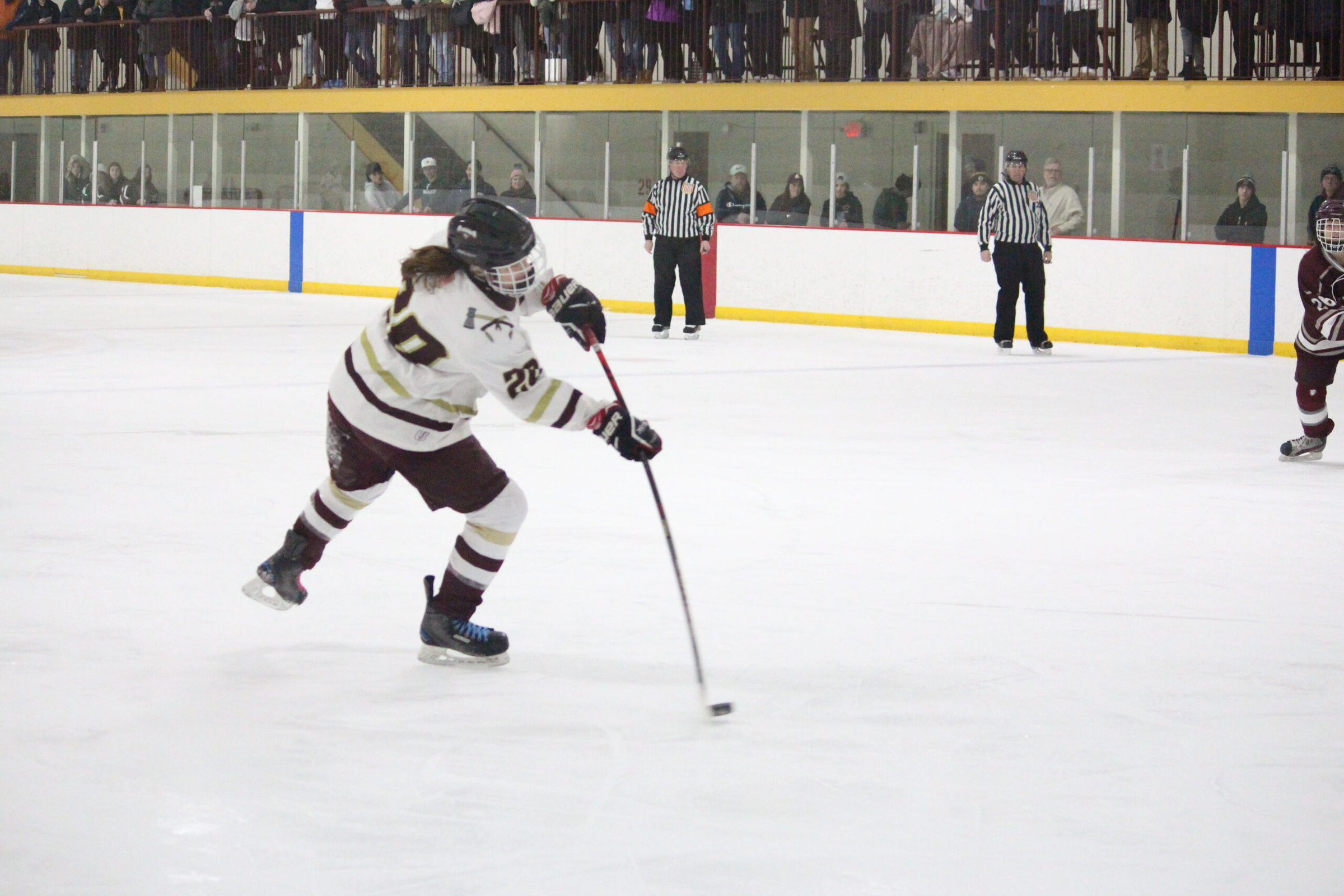 Attack of the Titans: Offense powers Algonquin girls hockey to playoff win over Dedham