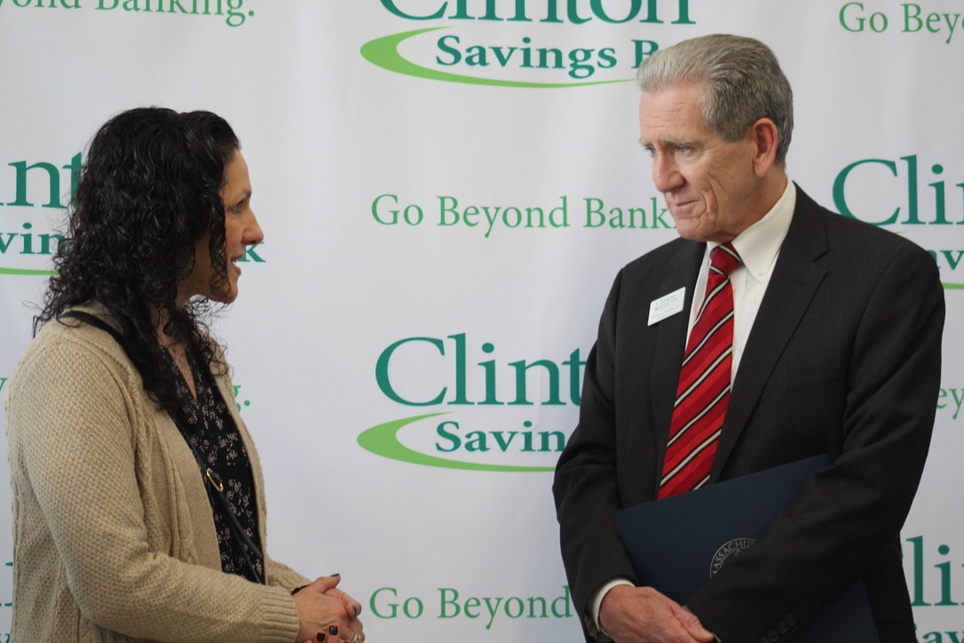 Clinton Savings Bank holds ribbon cutting for Shrewsbury branch
