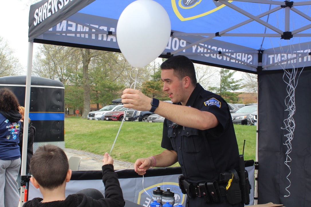 Shrewsbury police hold Autism Awareness Touch-a-Truck event