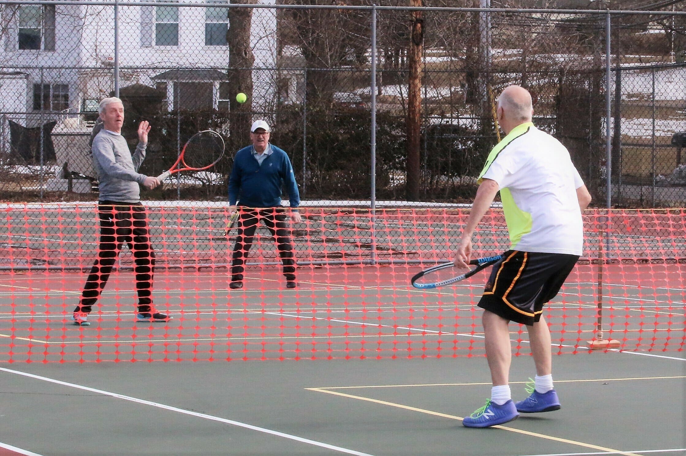 Hearty tennis quartet from Hudson play outside year-round
