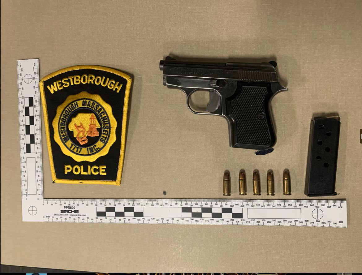 Firearm, machete found during Westborough traffic stop