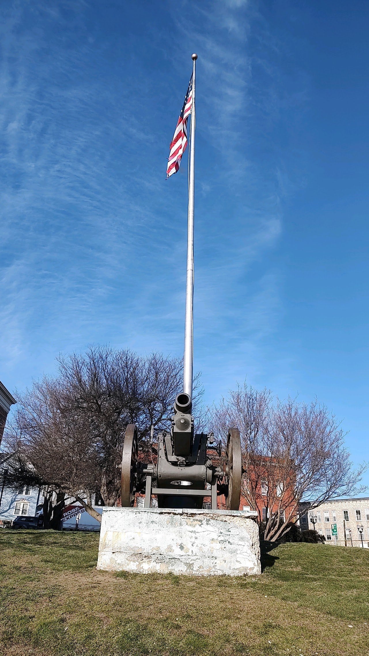 Cannon has graced downtown Hudson park for a century