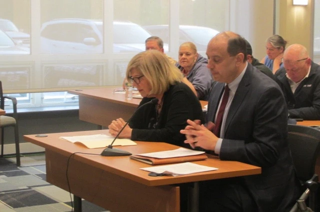 Hogan, Eldridge visit Hudson Select Board with funding update