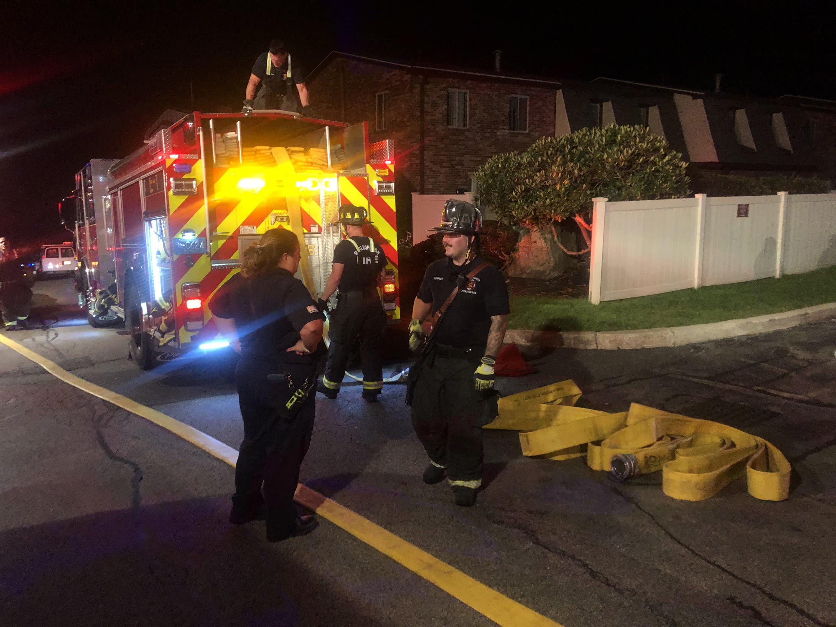 Marlborough firefighters battle apartment fire at the Heights