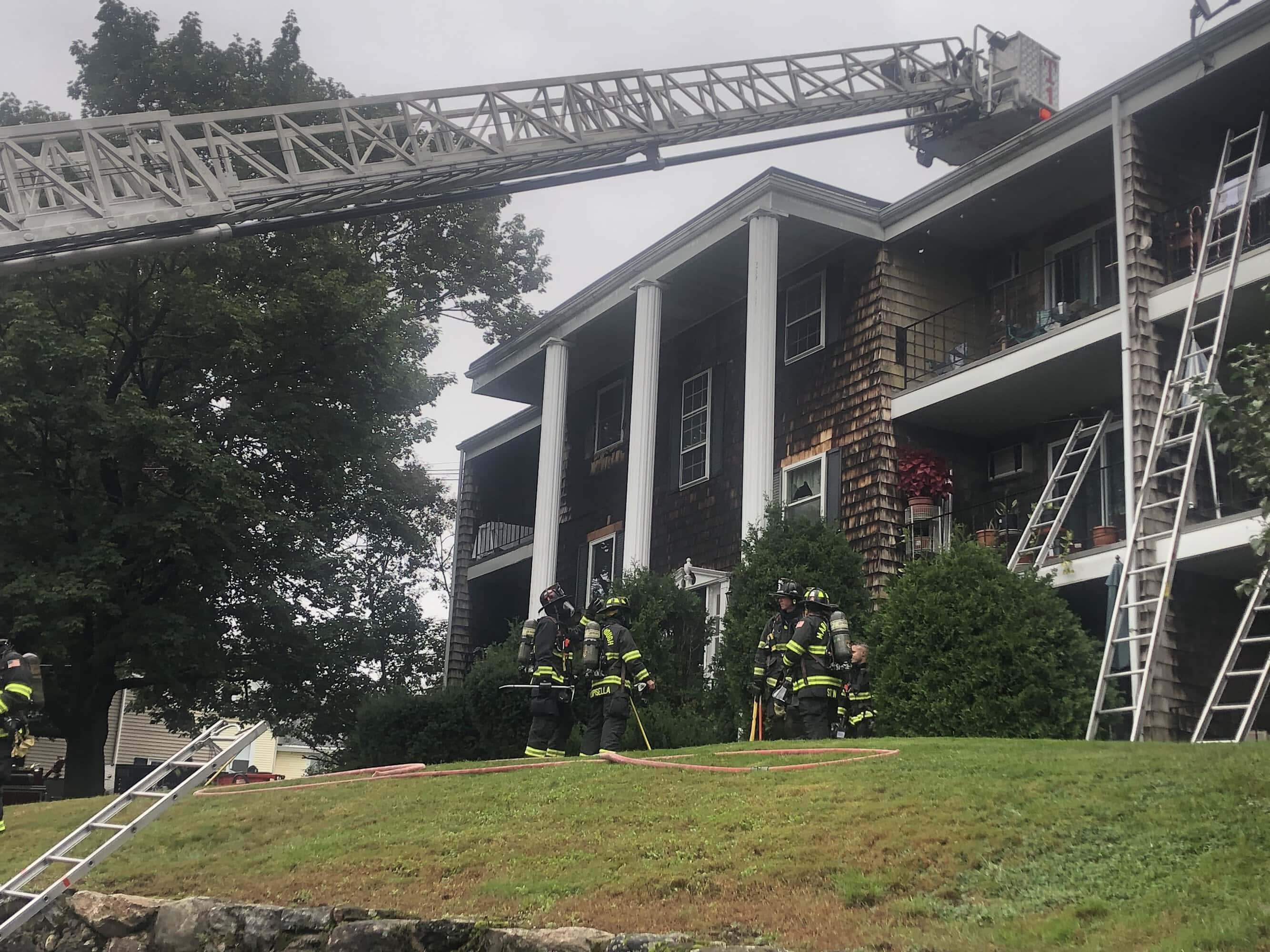 Marlborough firefighters respond to apartment fire at Maplecrest