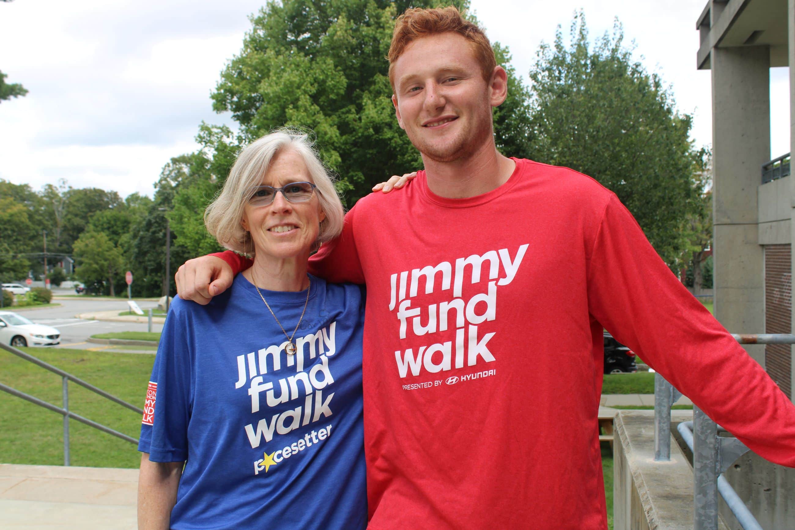 Local residents taking part in Jimmy Fund Walk