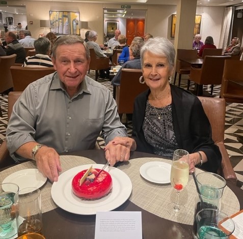 Hudson couple celebrates 60 years with cruise