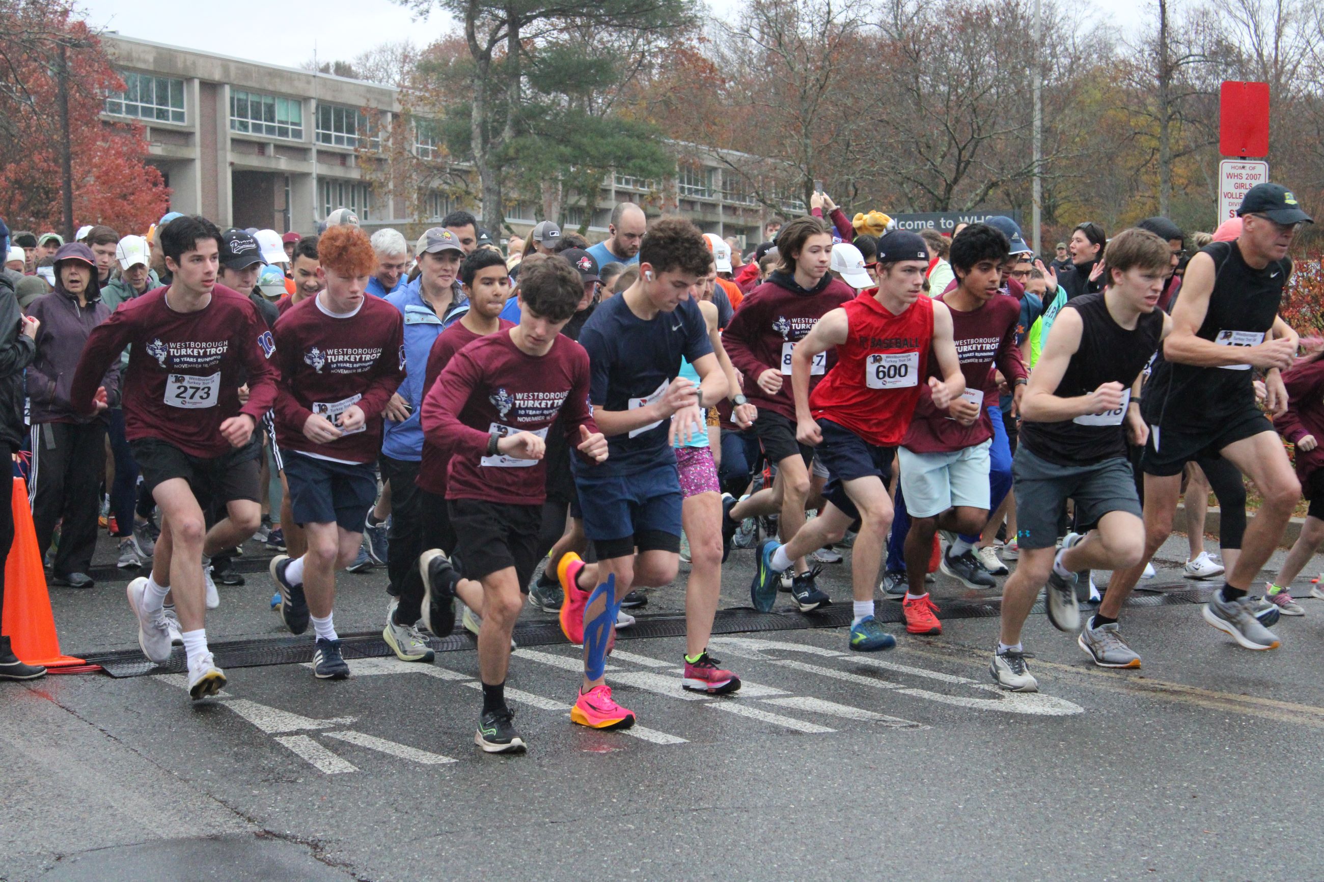 Westborough Turkey Trot a success, despite some damp feathers