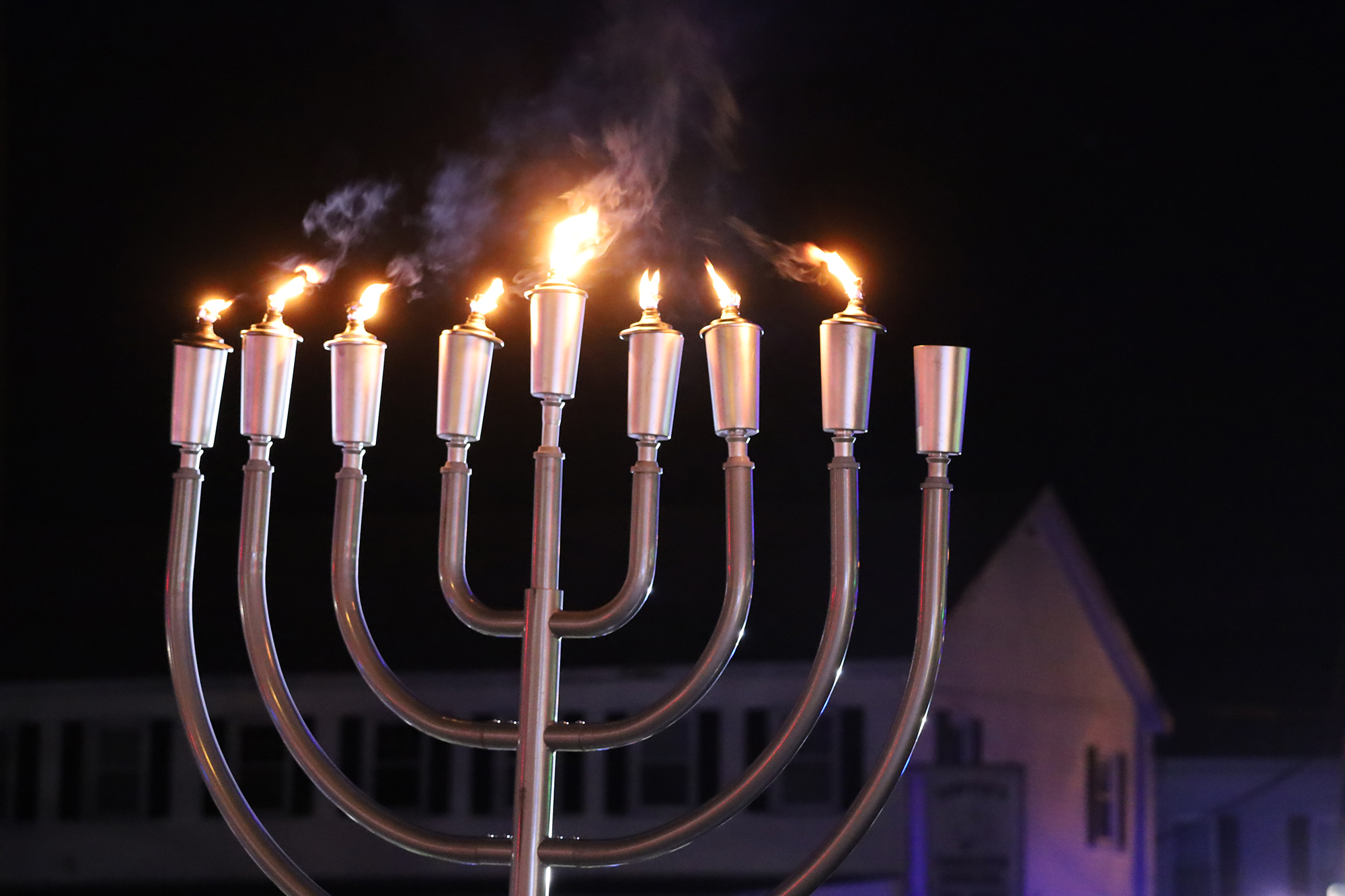 Northborough gathers to light menorah, celebrate Hanukkah