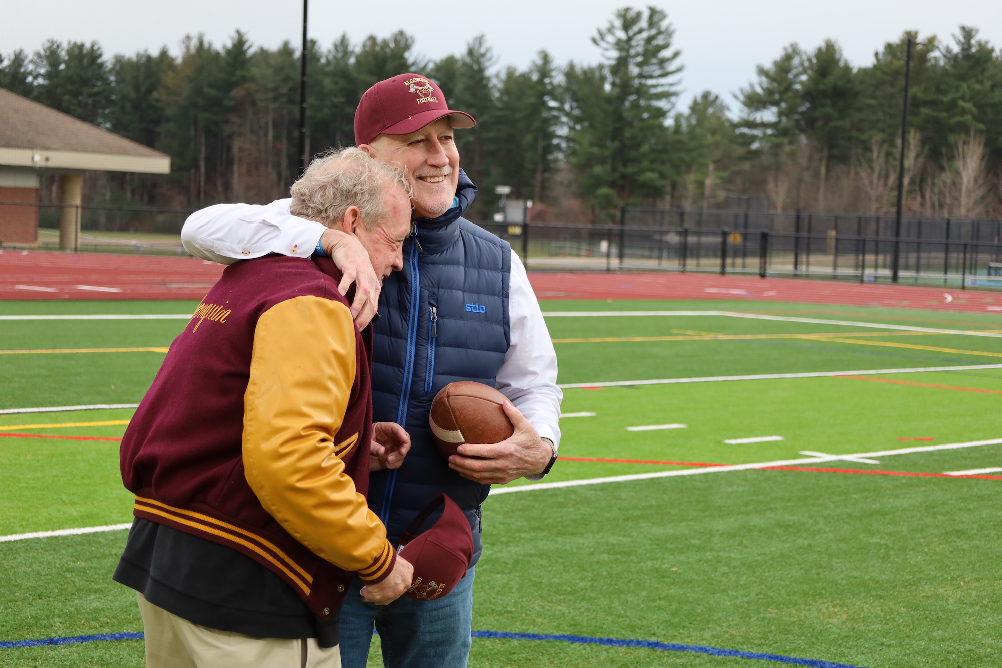 Championship-winning football team reunites at Algonquin after 50 years