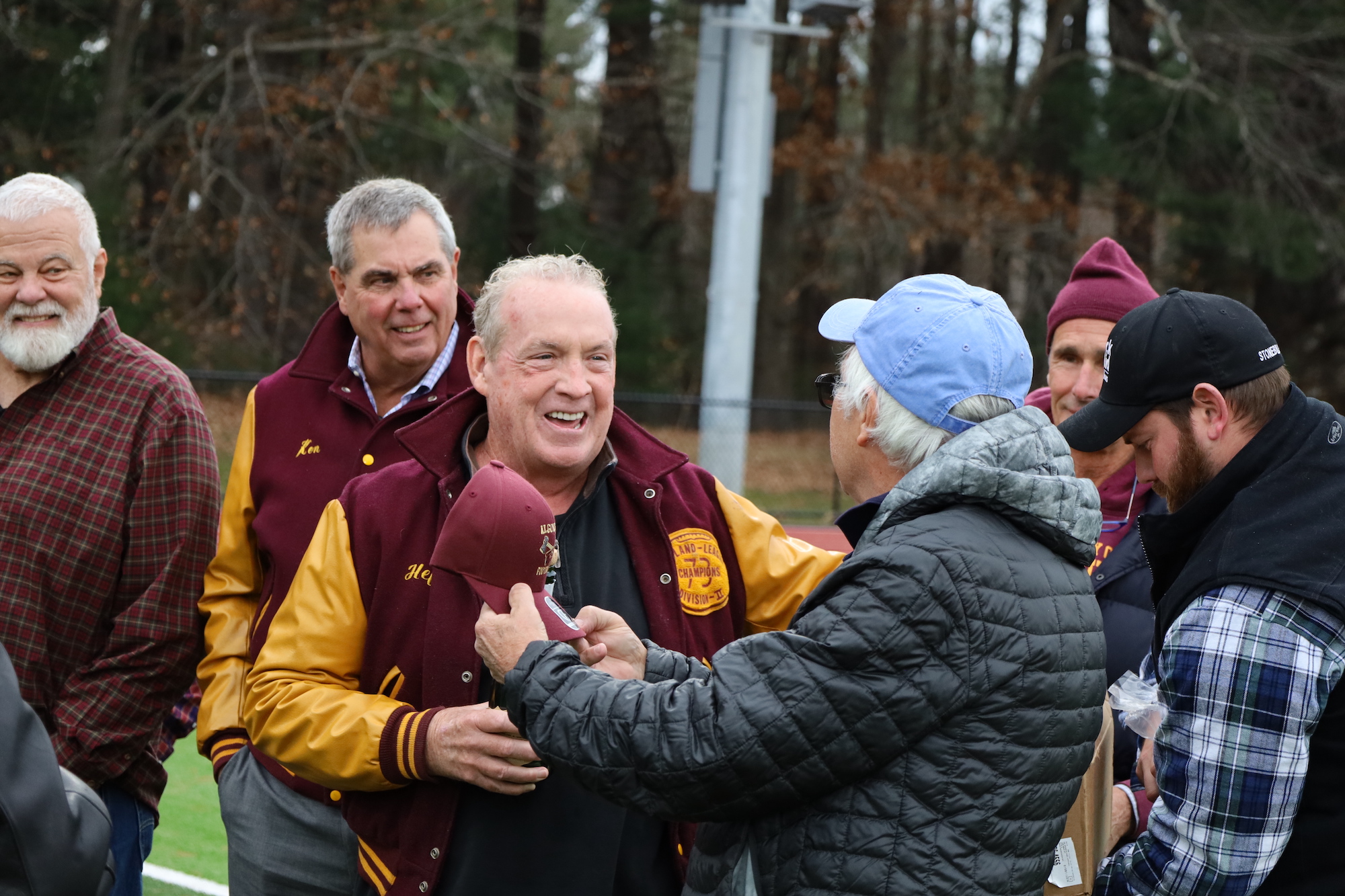 Championship-winning football team reunites at Algonquin after 50 years