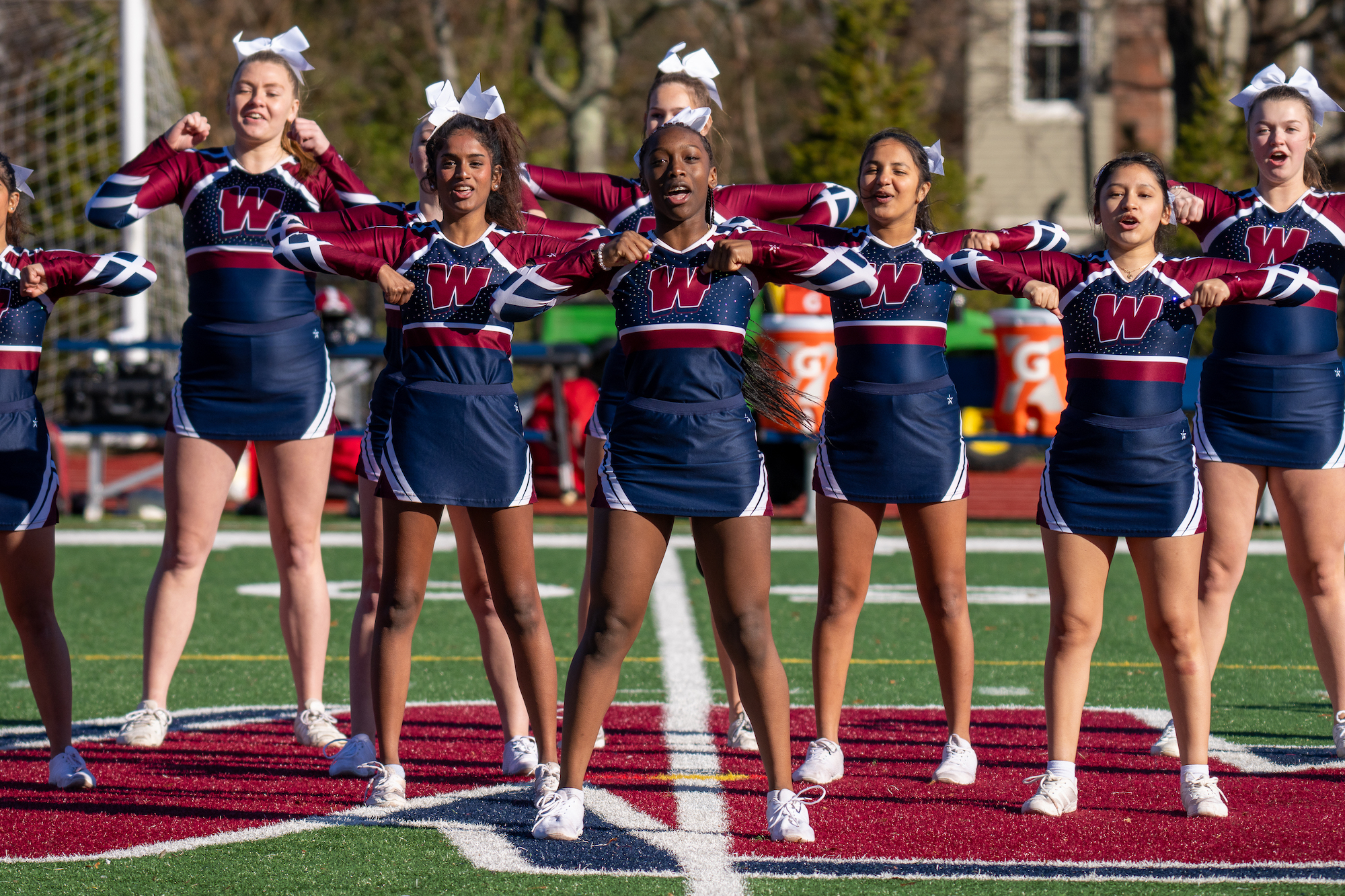 Westborough youth cheerleaders return to the sidelines